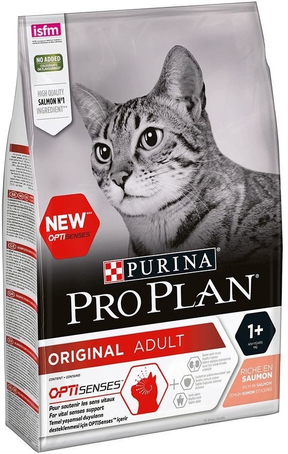 Purina Pro Plan OptiSenses Original Adult saumon (3 kg)