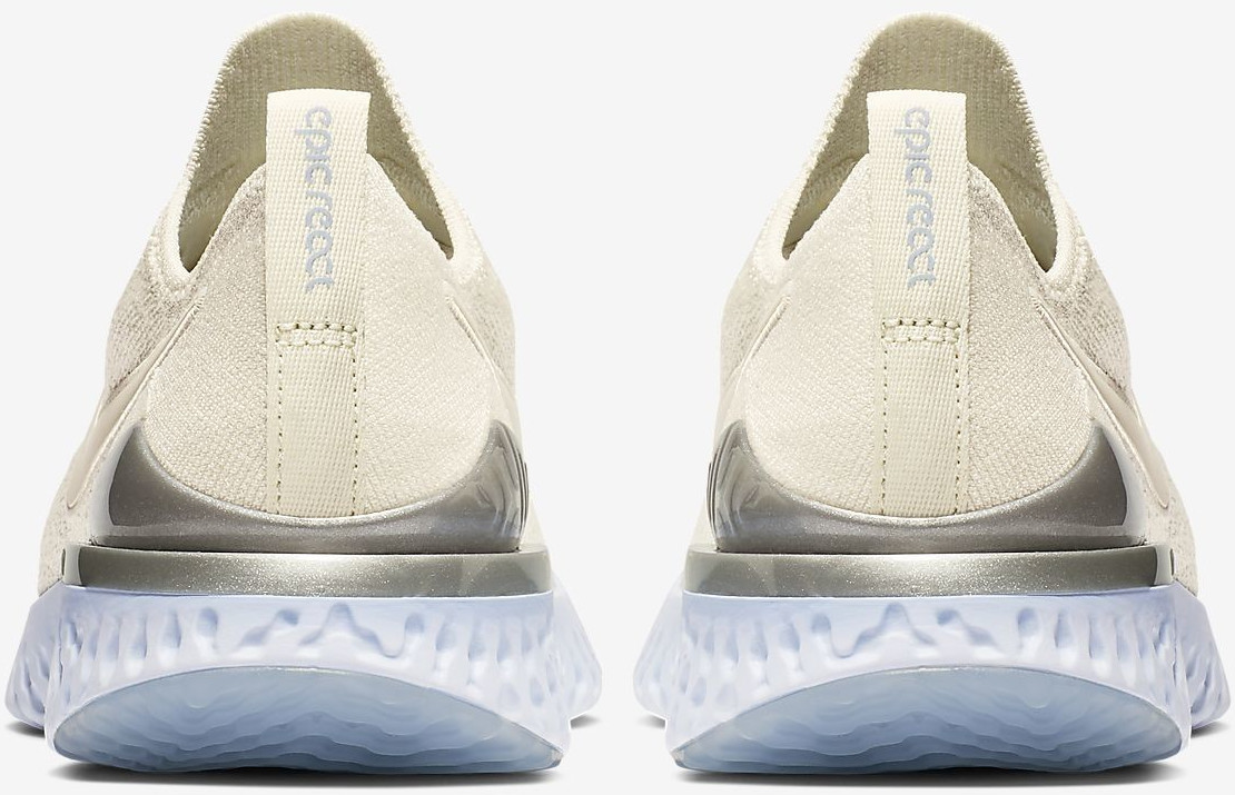 nike epic react flyknit 2 sail aluminum