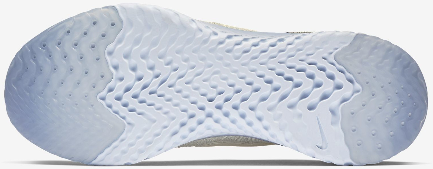nike epic react flyknit 2 sail aluminum