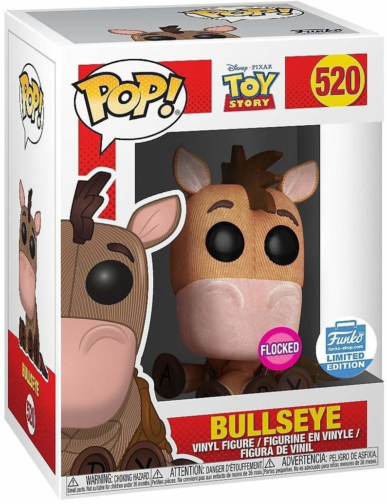 Flocked bullseye deals funko pop