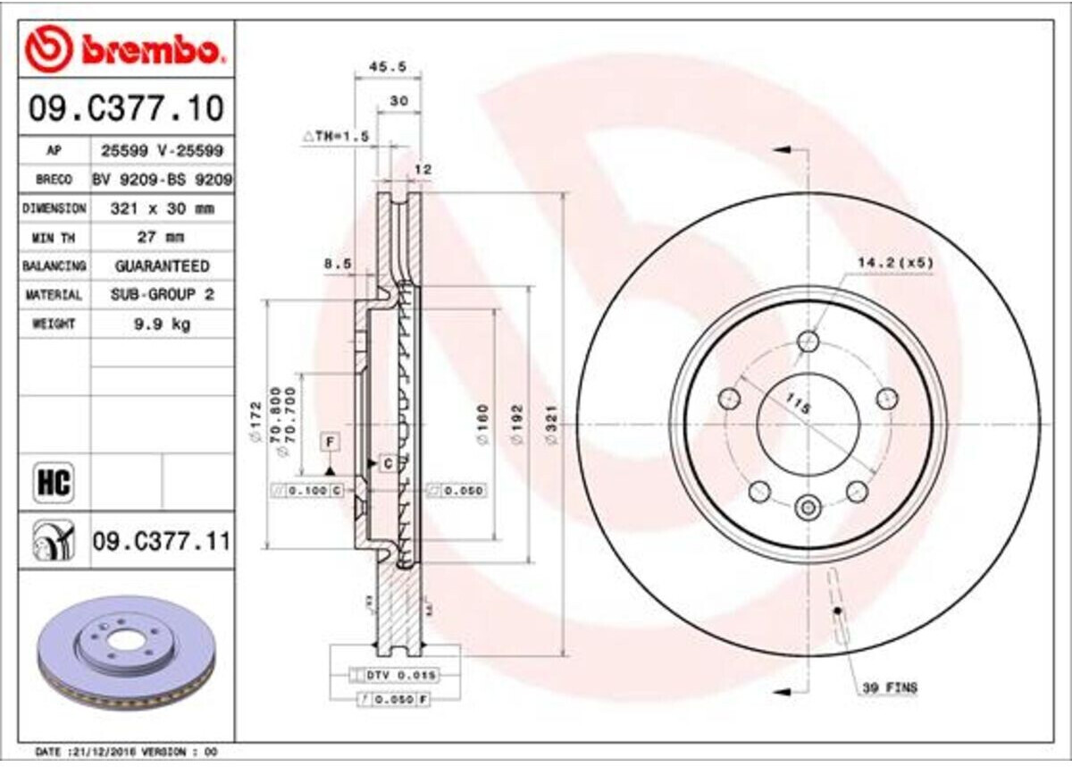 Brembo 09.C377.11