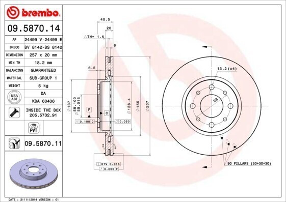 Brembo 09.5870.14