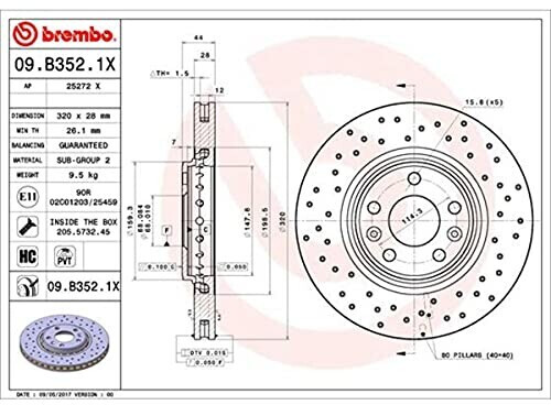Brembo 09.B352.1X