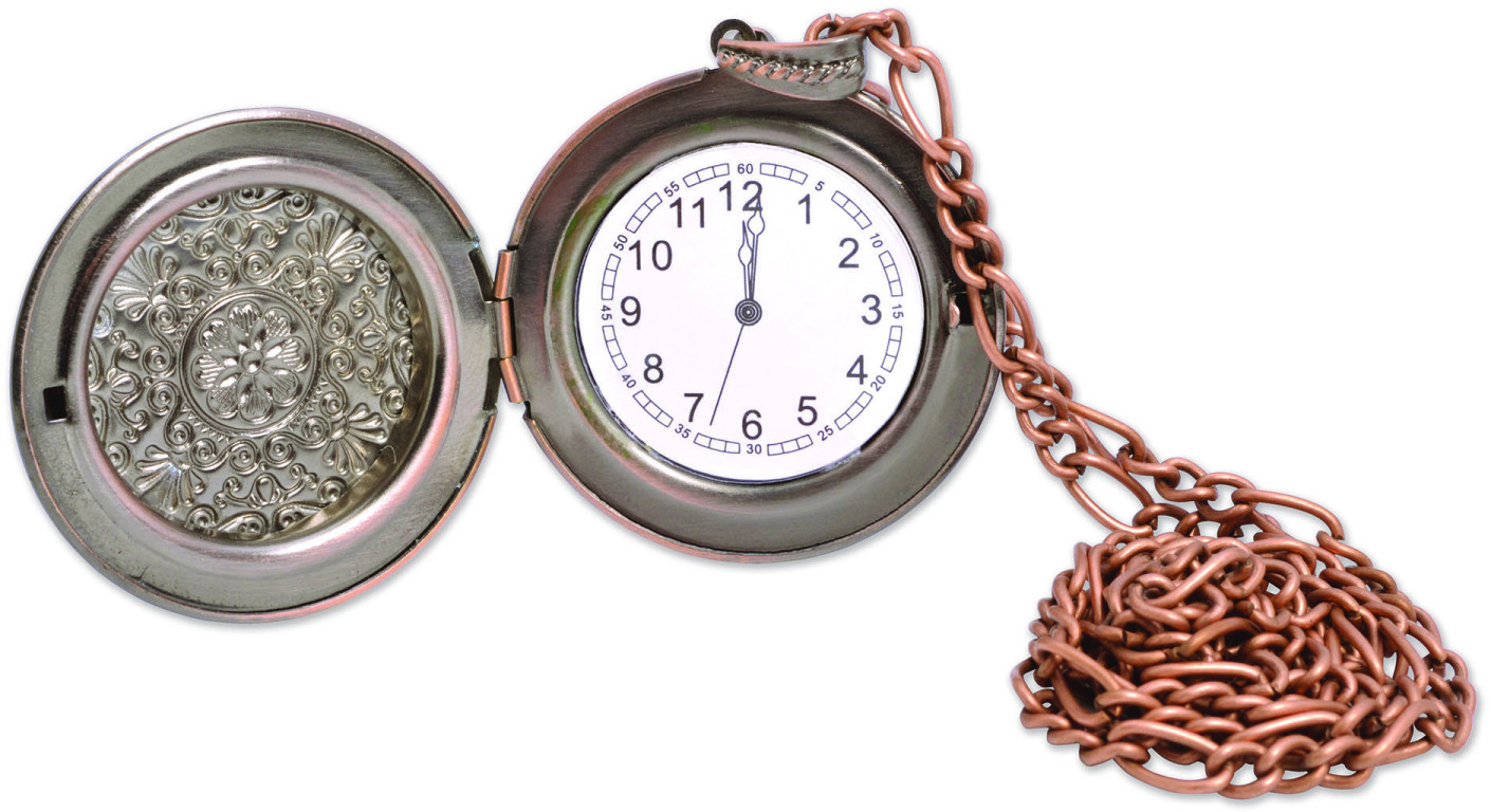 Bristol Novelty Ltd Steampunk pocket watch brown