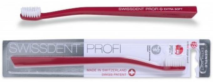 Swissdent Profi Gentle Toothbrush Bordeaux