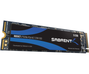 Buy Sabrent Rocket NVMe 512GB M.2 from £44.99 (Today) – Best Deals