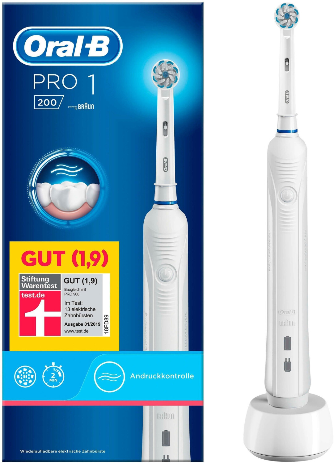 Oral-B Pro 1 200 White a € 39,90 (oggi)