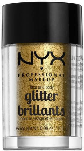 NYX Face and Body Glitter Gold (2.5g)