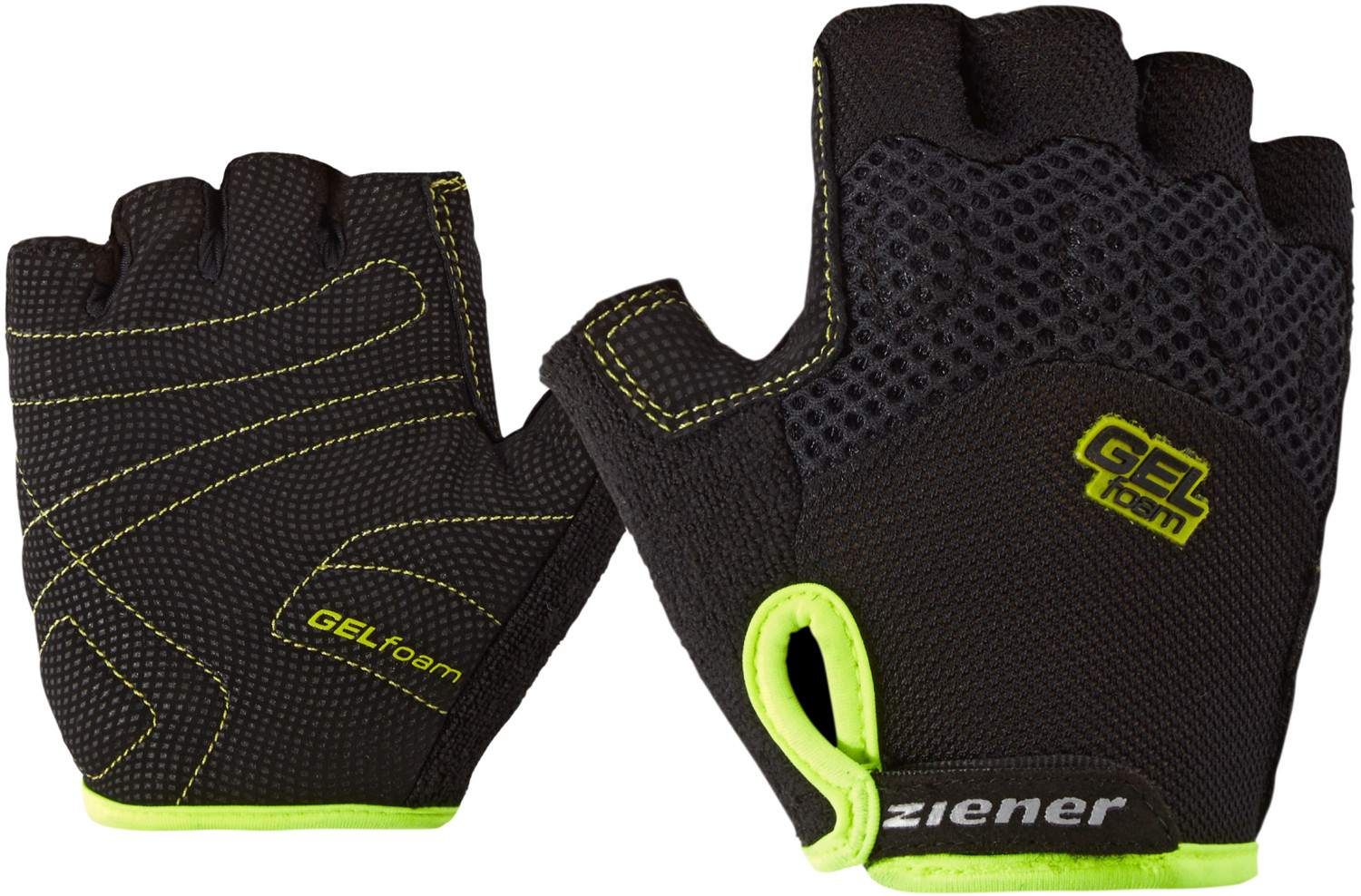 Ziener COLITO junior bike glove poison-yellow