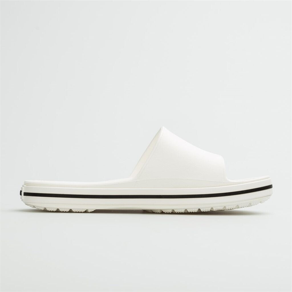 crocs sliders white