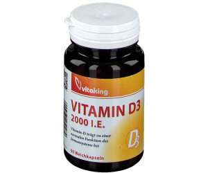 Vitaking Vitamin D3 2000 I E Kapseln 90 Stk Ab 6 51 Preisvergleich Bei Idealo De