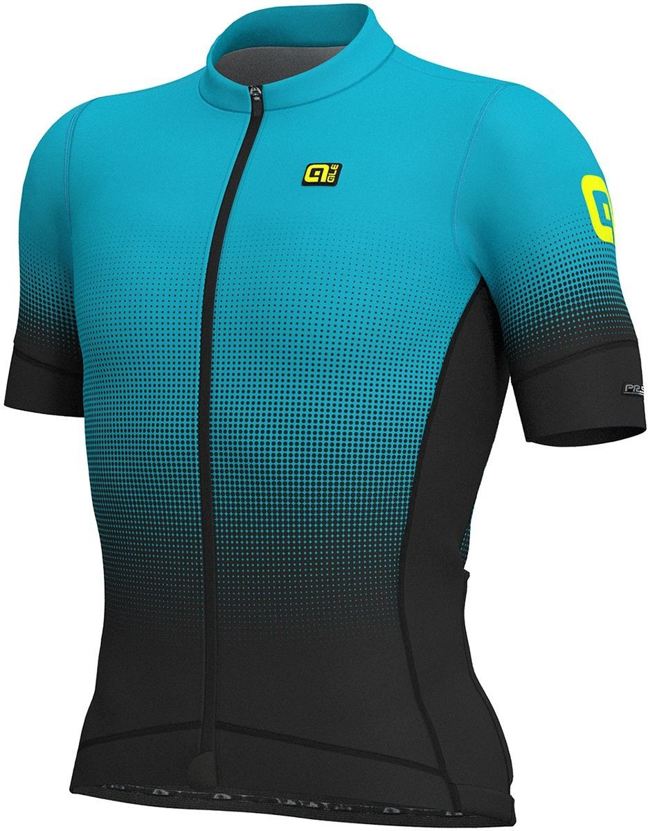 Alé Cycling Dots Men Jersey black-light blue