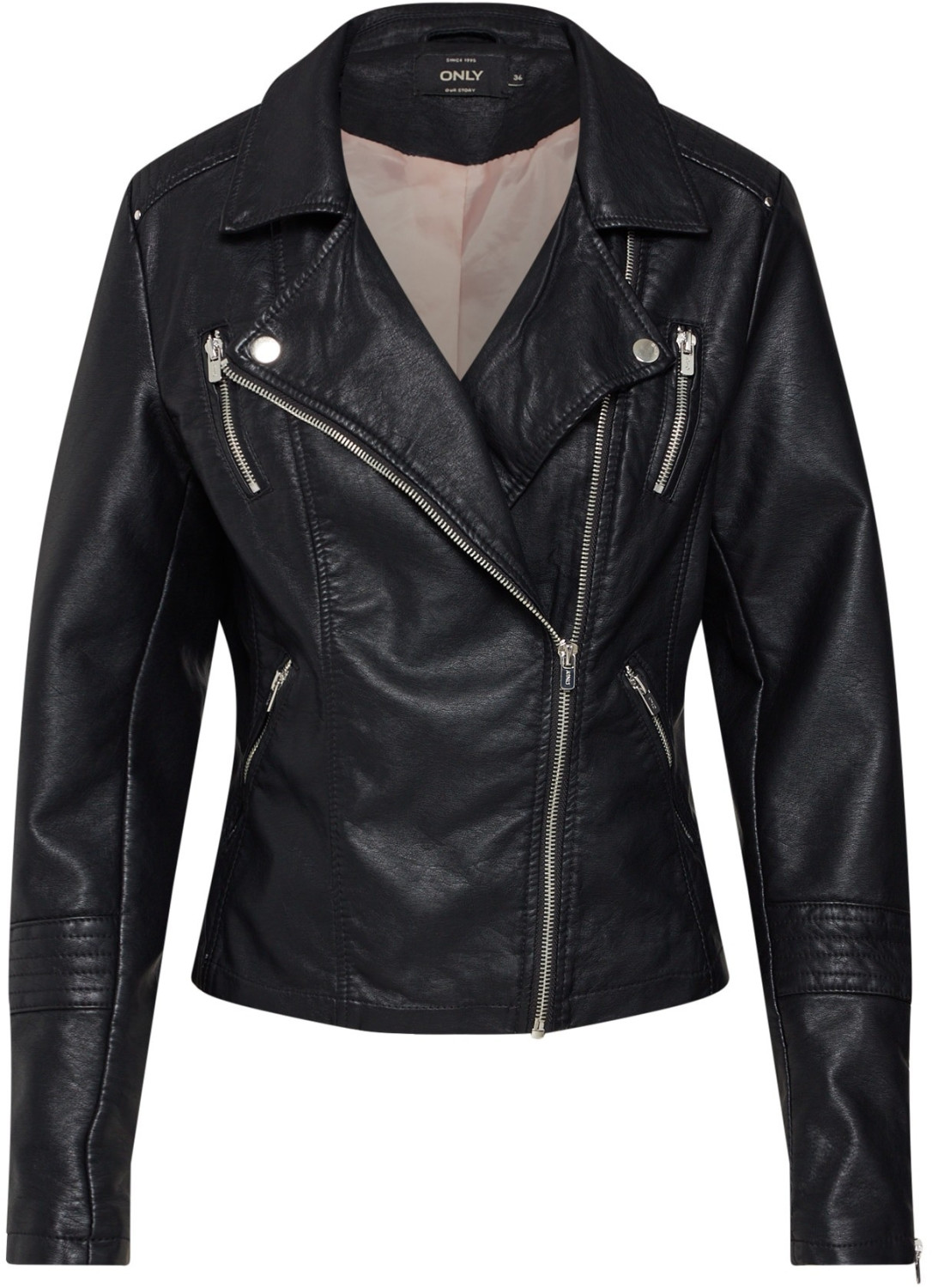 Buy Only Leather Look Jacket (15153079) black from £17.54 (Today ...