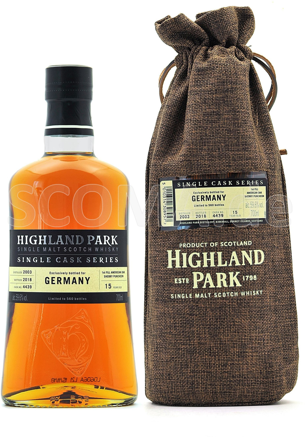 Highland Park 15 Years Single Cask Series Bottled for Germany 0,7l 59,6% ab  223,50 € | Preisvergleich bei