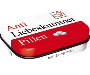 Nostalgic-Art Retro Pillendose, Gentlemen's Pills - Geschenk-Idee für Männer, Blech-Dose mit