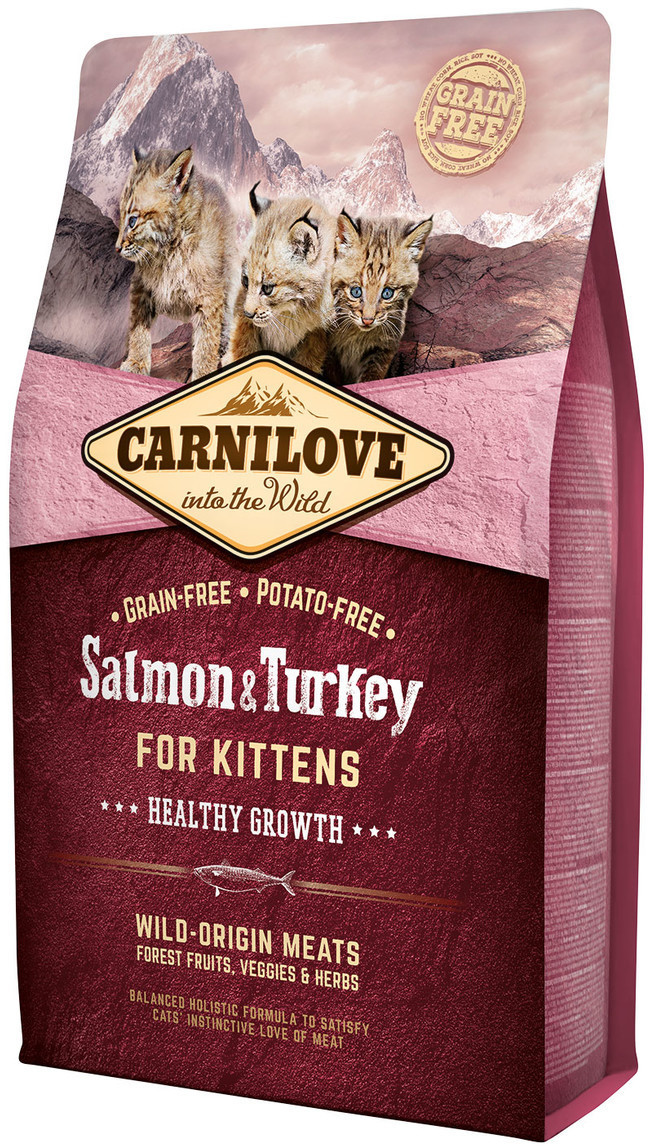 Carnilove Salmon & Turkey for kittens 2kg
