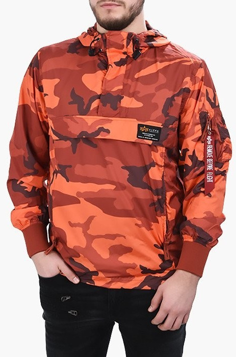 Alpha Industries Glider Anorak orangecamo