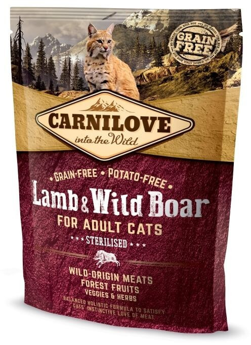 Carnilove Adult Cats agneau & sanglier sauvage (2 kg)