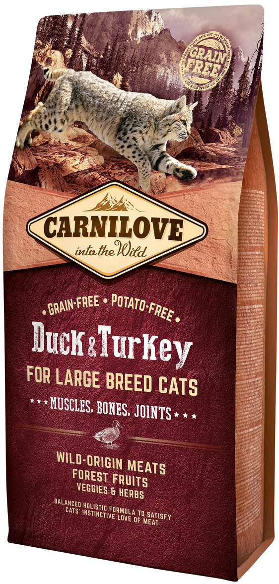 Carnilove Duck & Turkey For Large Breed Cats