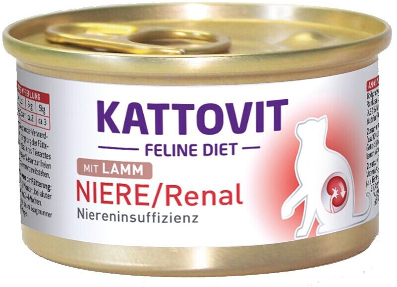 Kattovit Feline Diet Kidney/Renal Lamb 85g