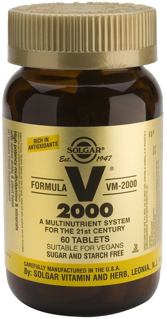 Solgar VM 2000 Supplement (60 tabs)