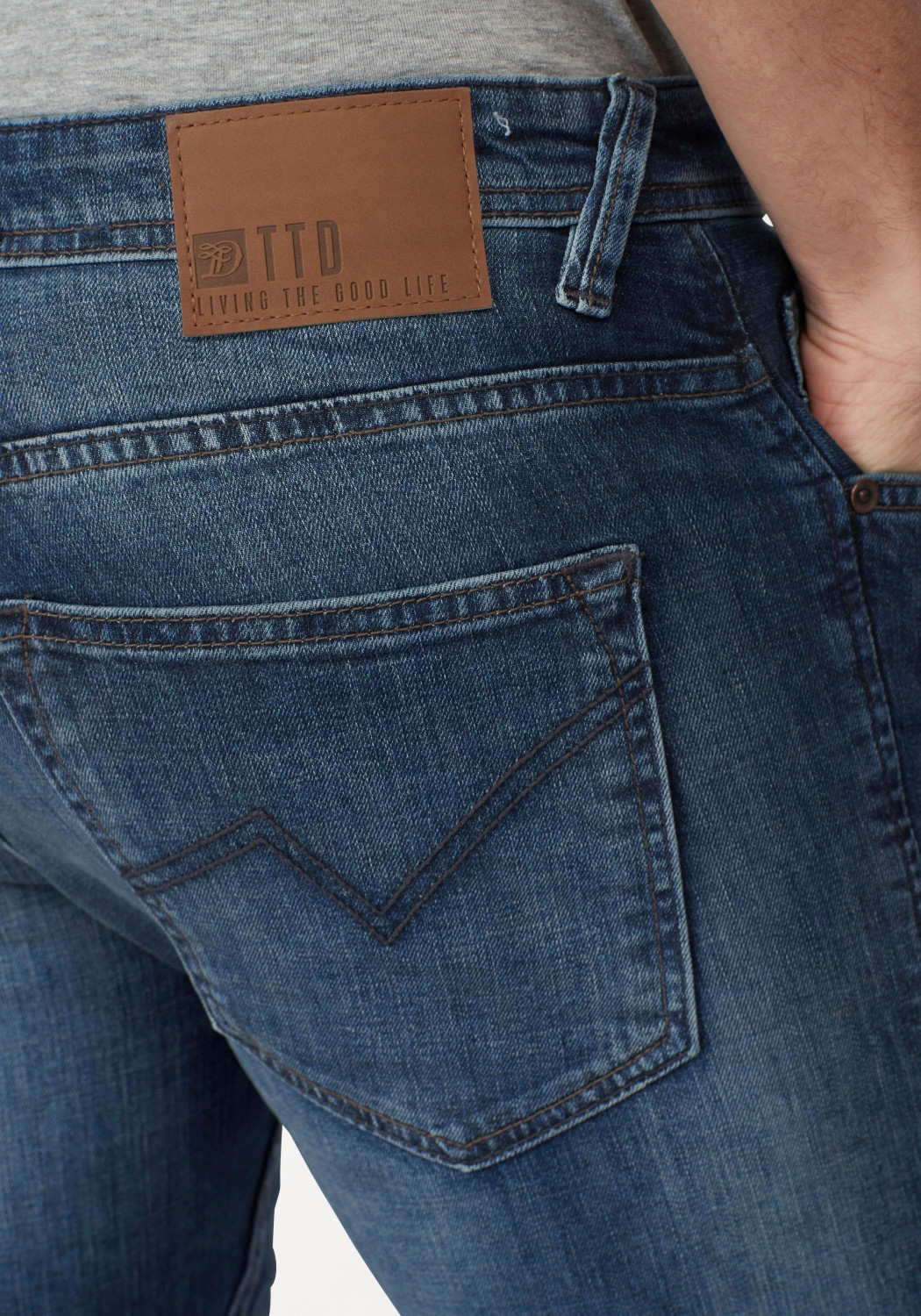 Buy Tom Tailor Aedan Slim Jeans mid stone wash denim 1008286