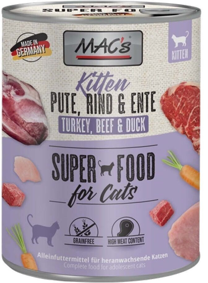 MAC's Kitten Turkey, Beef, Duck 800g