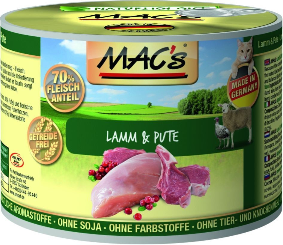 MAC's Cat  Lamb & Turkey