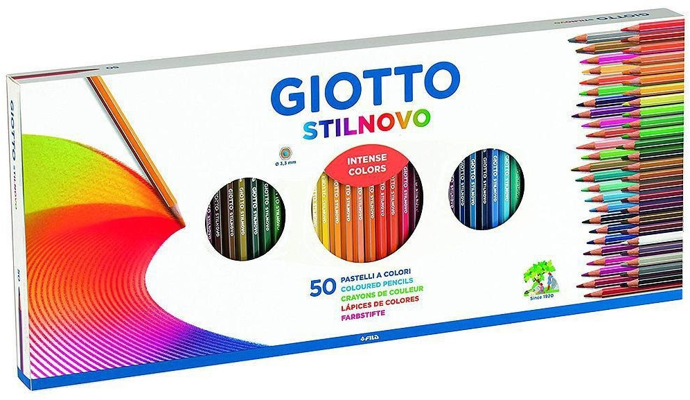 Pastelli Giotto Stilnovo da 24 pz confezione colori a matita