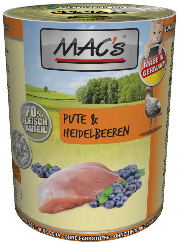 MAC's Cat Turkey & Blueberries