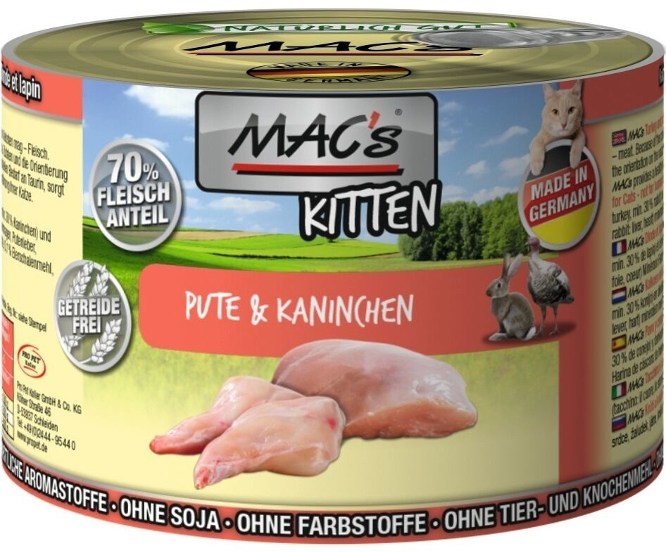 MAC's Kitten Turkey & Rabbit