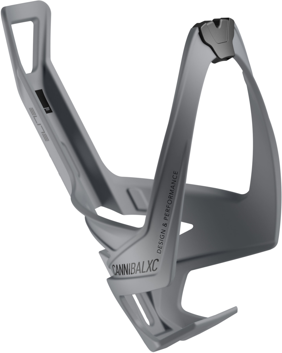 Elite Cannibal XC Skin Bottle Holder grey soft touch-black