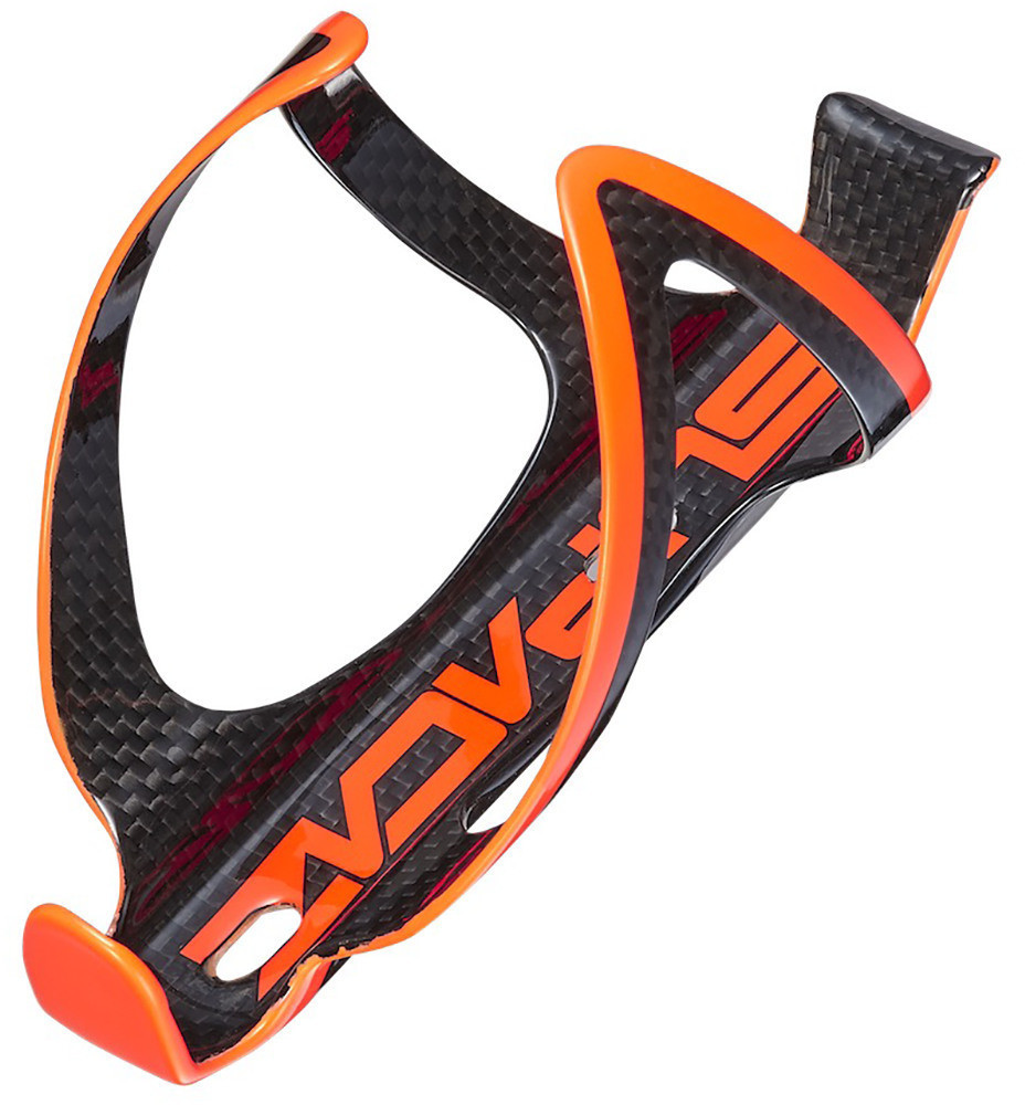 SUPACAZ Fly Cage Carbon Bottle Holder neon orange
