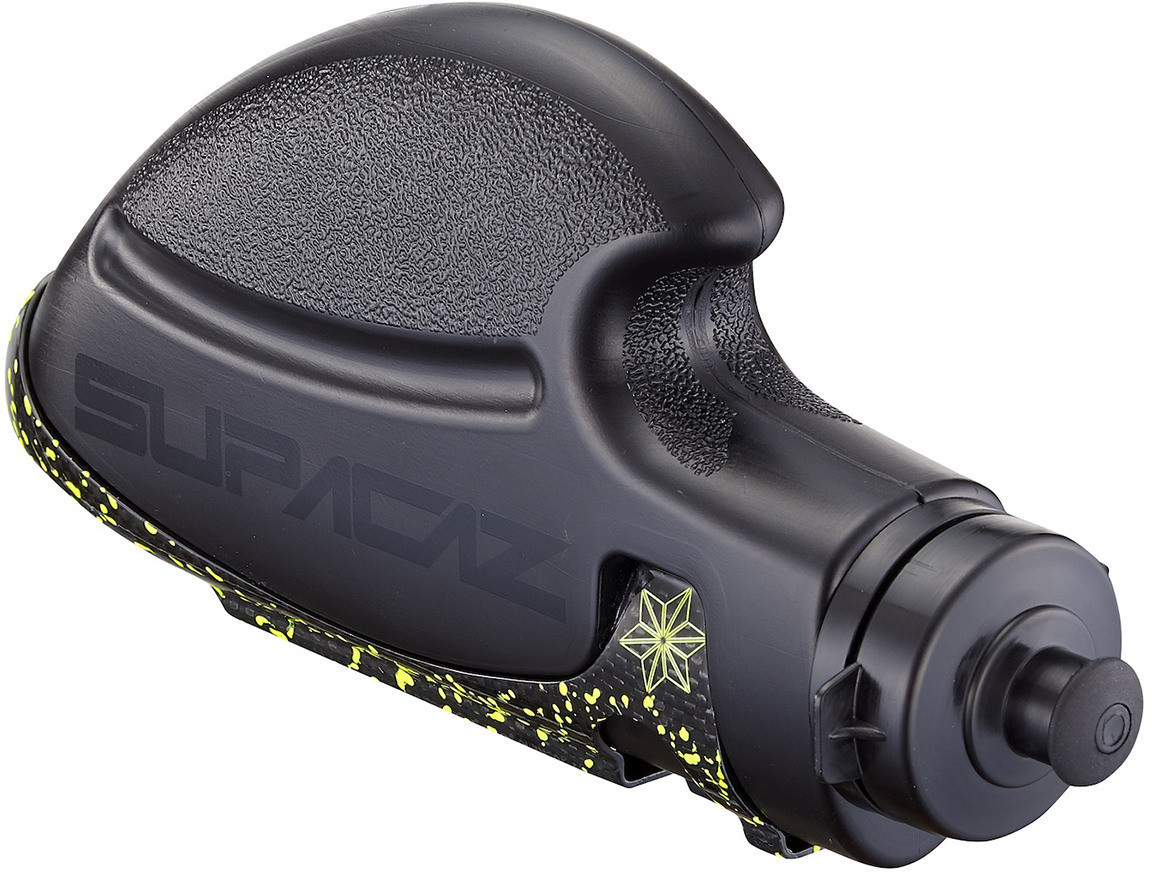 SUPACAZ TriFly Cage Bottle Holder neon yellow splat