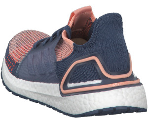 ultraboost 19 shoes glow pink  tech ink  solar orange