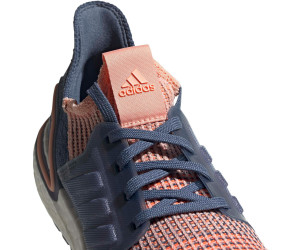 ultraboost 19 shoes glow pink  tech ink  solar orange