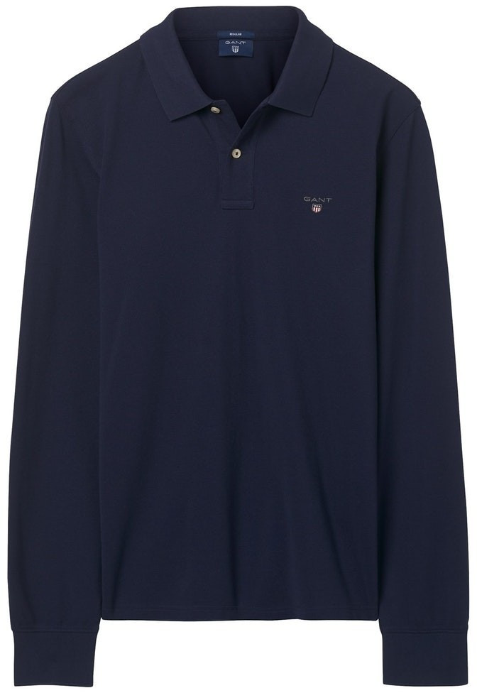 GANT Original Long € blue bei ab evening 62,75 Polo Shirt Piqué | Preisvergleich Sleeve (5201)