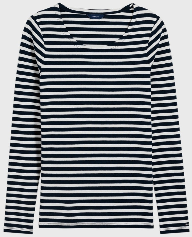 GANT Longsleeve Rib T-Shirt evening blue (4203431-433)