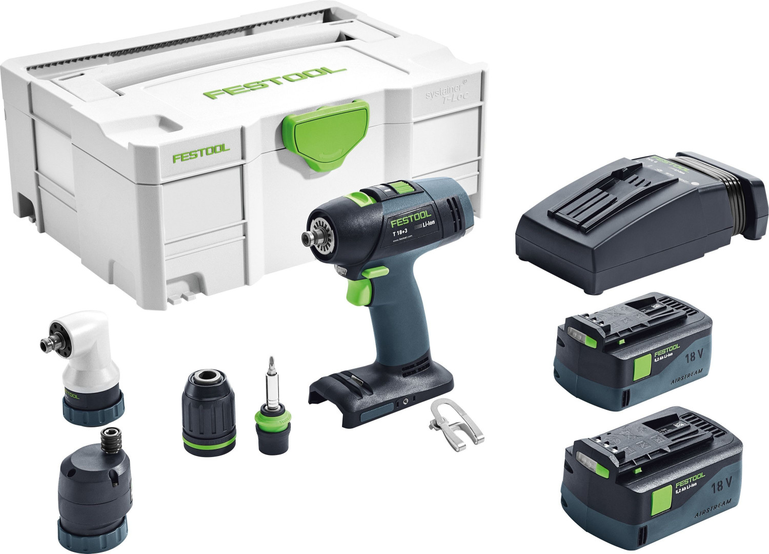 Festool T 18+3 Li 5,2-Set (575693)