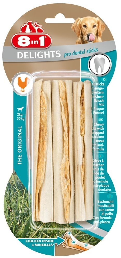 8in1 Delights Pro Dental Sticks à mâcher 3 pièces