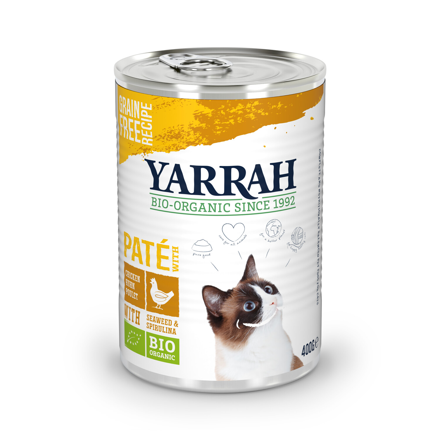 Yarrah Bio-Organic Paté Chicken, Seaweed & Spirulina 400g