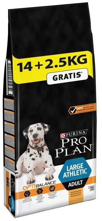 Purina Pro Plan OptiBalance Large Athletic Adult poulet (14 + 2,5 kg)
