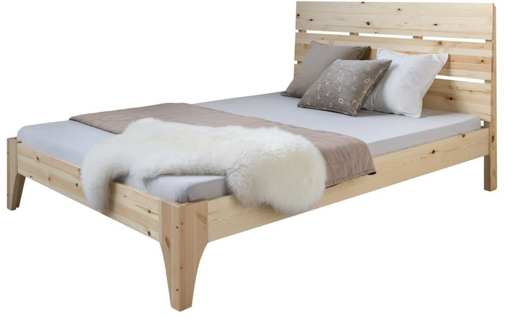 Homestyle4u Wooden Bed 1848 140x200cm