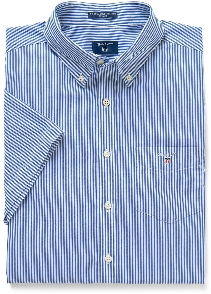 GANT Broadcloth Banker Shirt college blue (3046501-436)