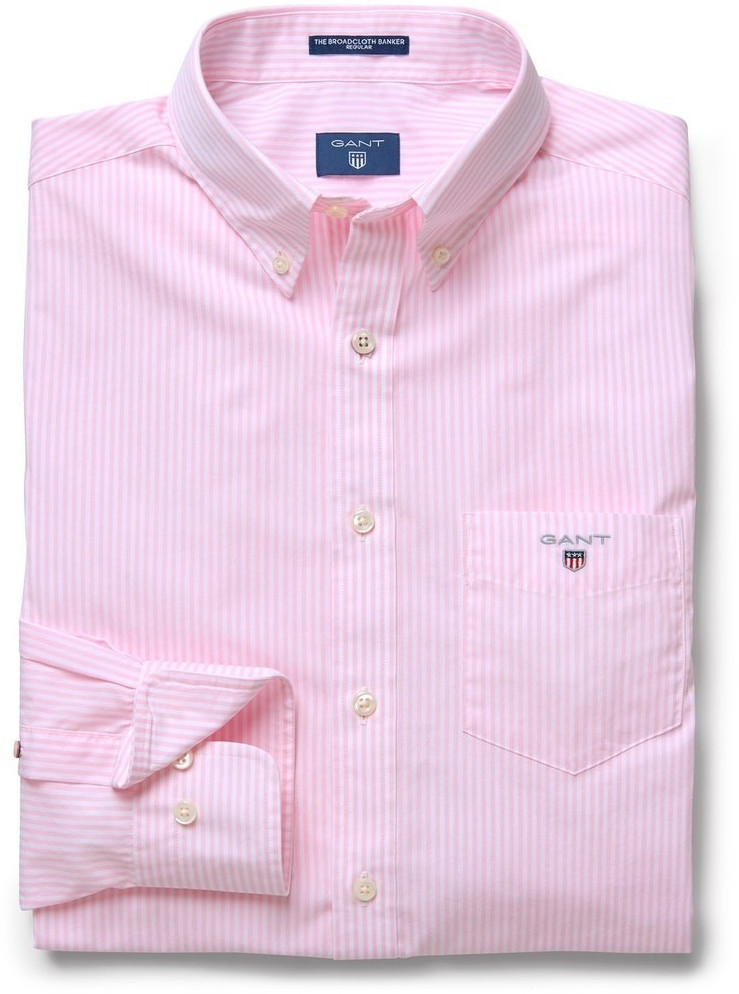 GANT Regular Broadcloth Banker Shirt shadow rose (3046500-629)