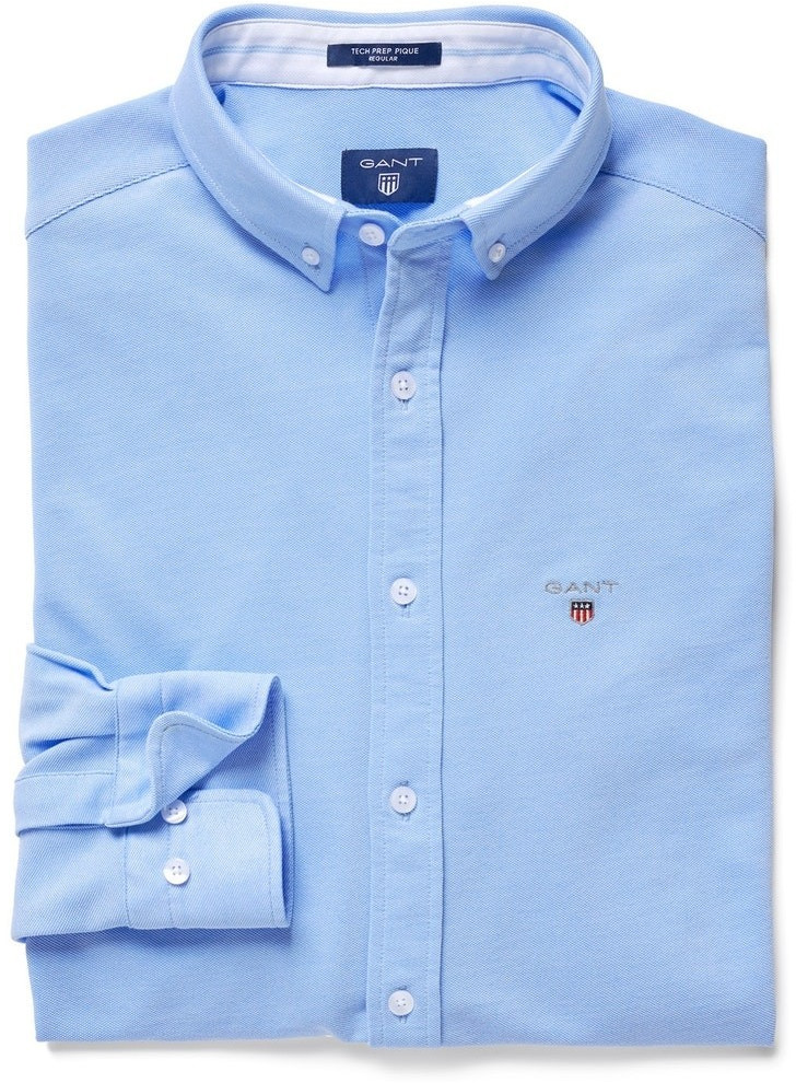 GANT Tech Prep Piqué Shirt capri blue (3002560-468)
