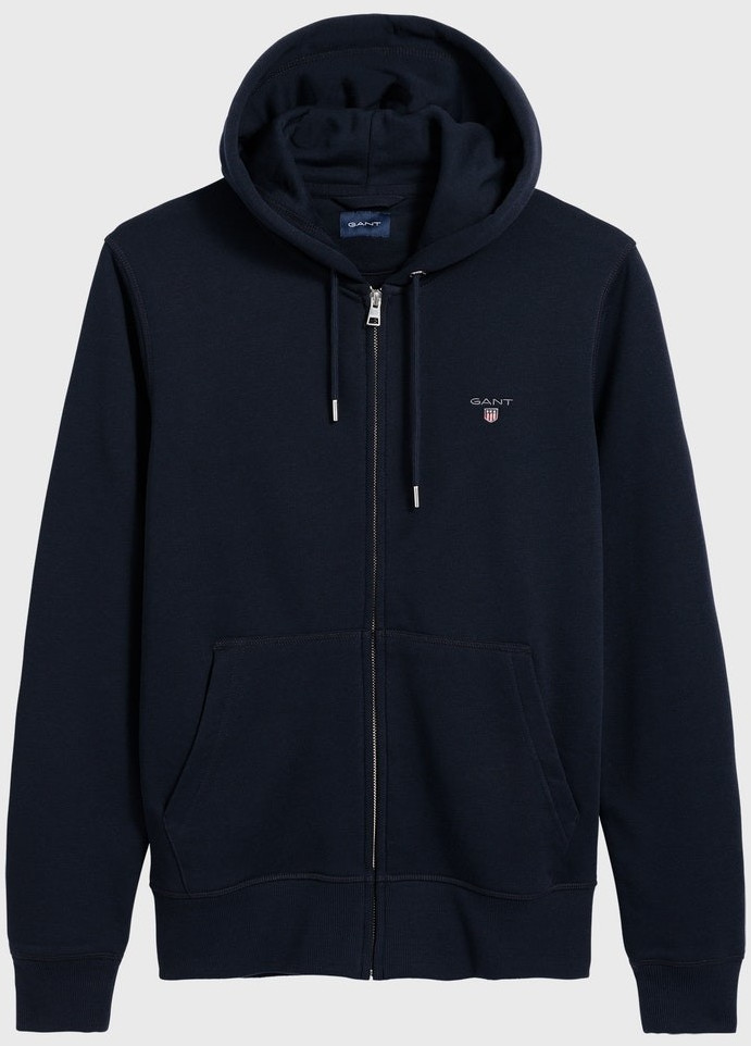 GANT Full-Zip Sweat Hoodie (2046011) evening blue