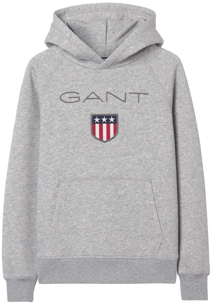 GANT Boys Logo Hoodie light grey melange (906652-94)