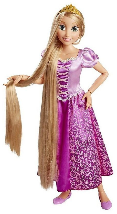 Disney Princesses - Poupée 38 Cm Raiponce Cheveux Longs +