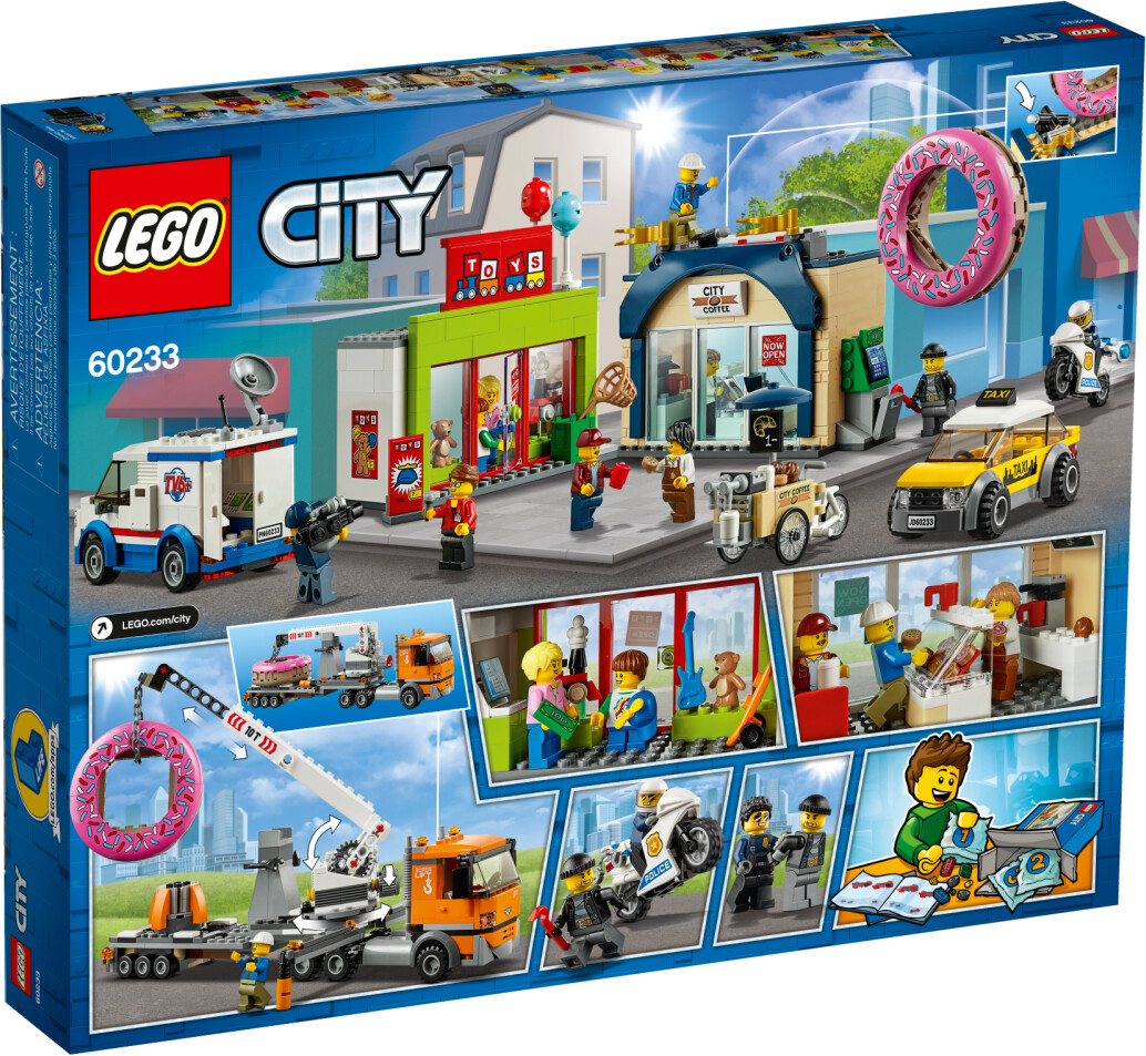 LEGO City - Inaugurazione della ciambelleria (60233) a € 84,99 (oggi)